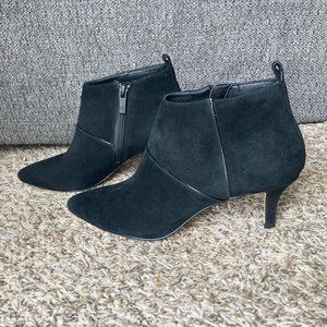 Donald Pliner Fayla Black Suede Booties